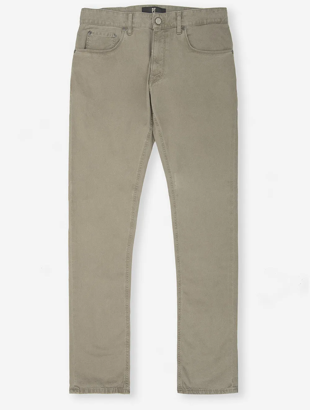 5-Taschen-Baumwolljeans Hellbraun