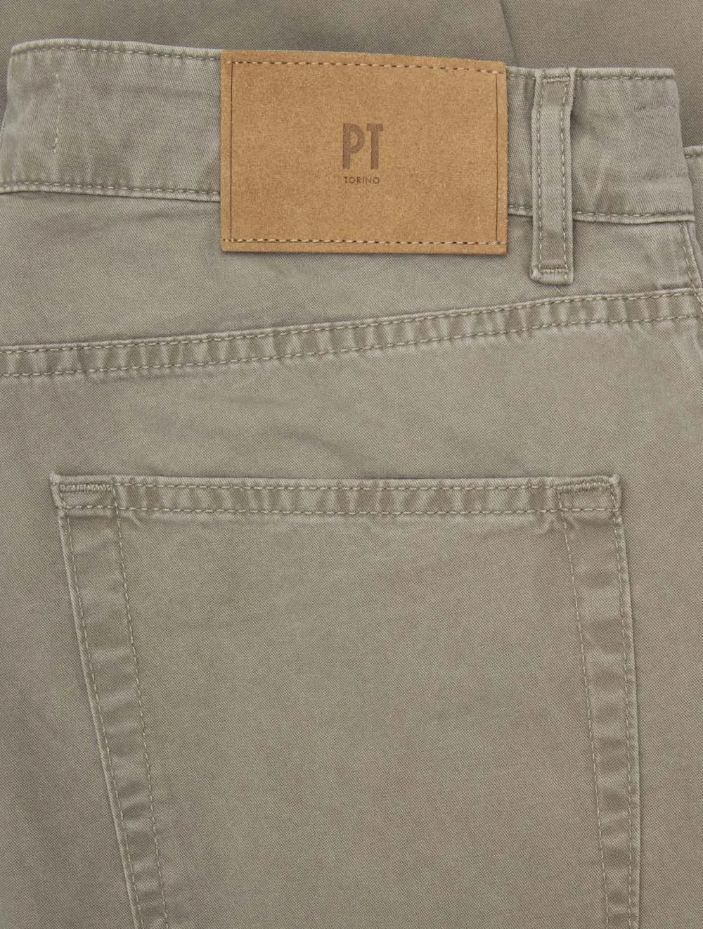 5-Taschen-Baumwolljeans Hellbraun