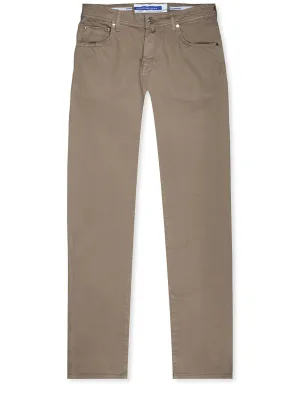 5-Taschen Nick Slim Jeans Dunkelbeige