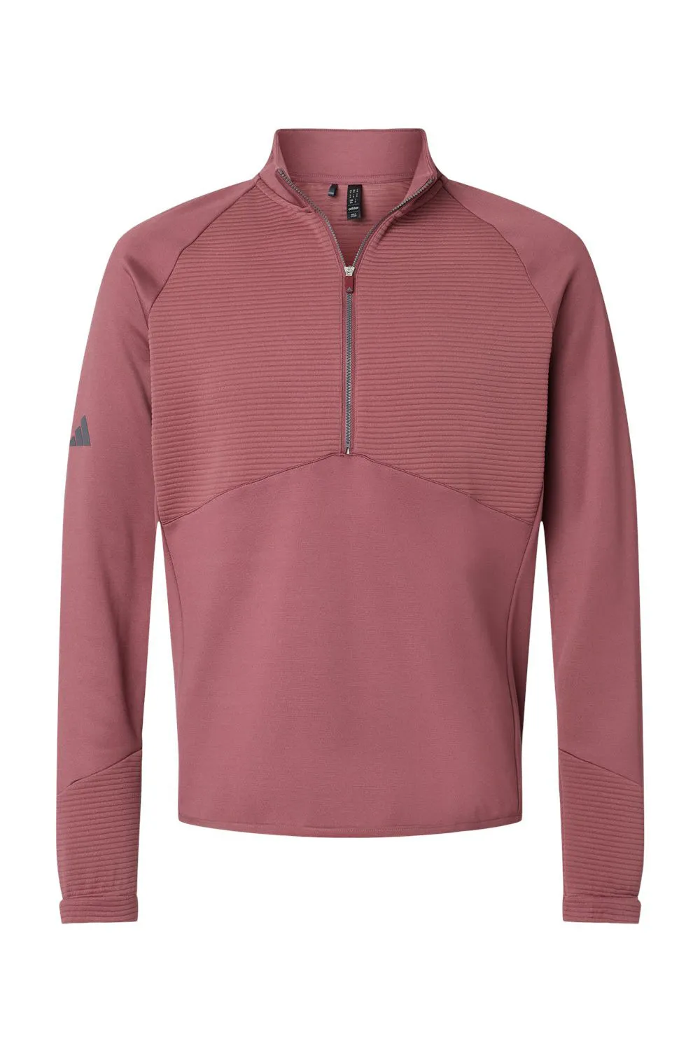 Adidas Herren 1/4-Zip Sweatshirt - Gedämpftes Karmesinrot
