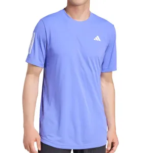 Adidas Herren Club 3 Streifen T-Shirt - Kobaltblau Bekleidung Adidas Herren