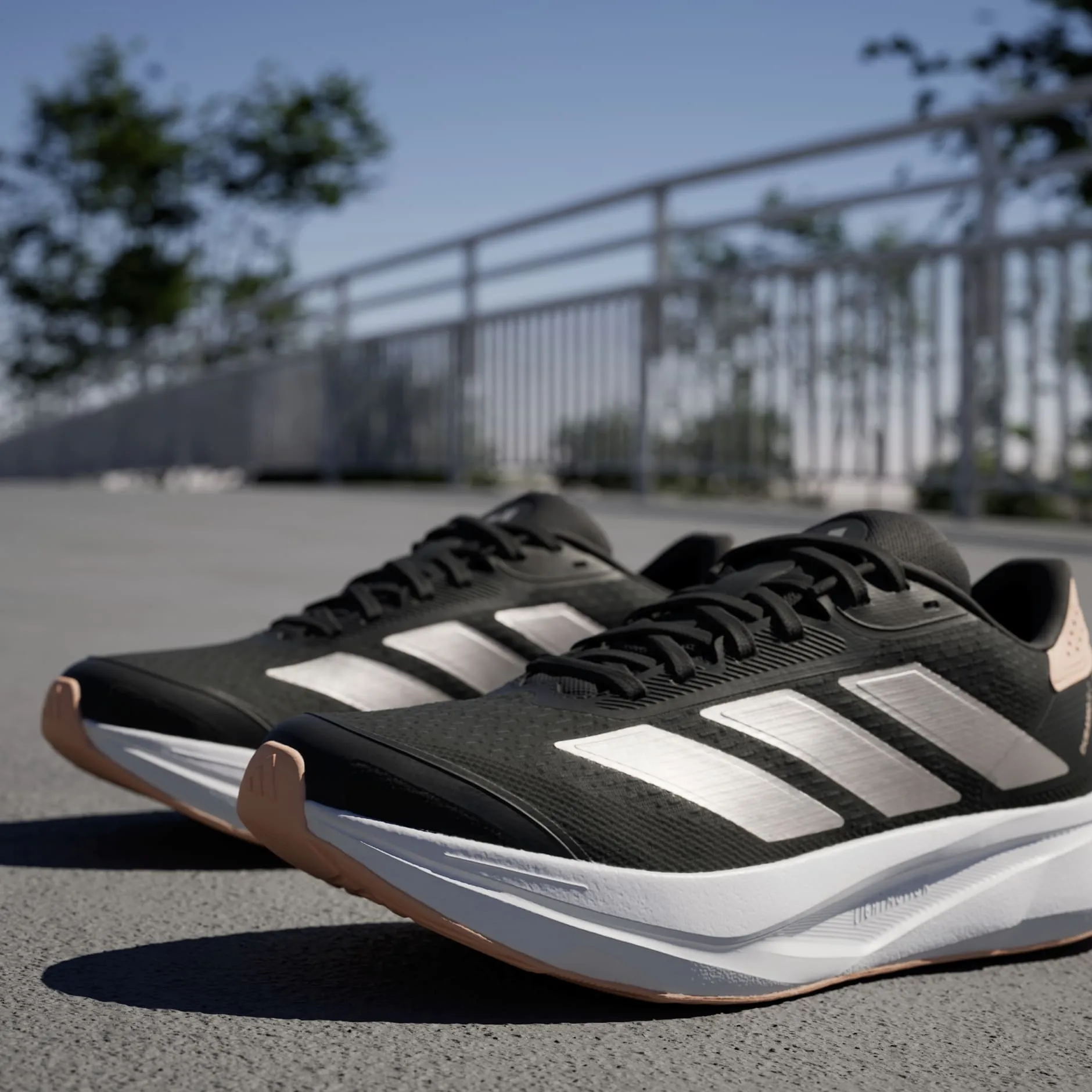 ADIDAS DAMEN DURAMO SL 2 SCHWARZ/KORALLEN LAUFSCHUHE