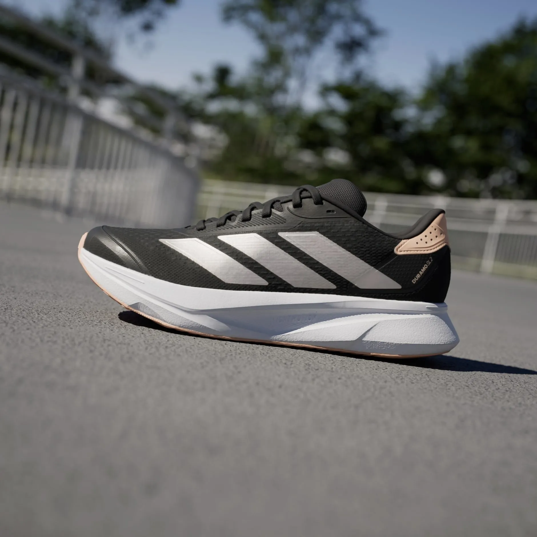 ADIDAS DAMEN DURAMO SL 2 SCHWARZ/KORALLEN LAUFSCHUHE