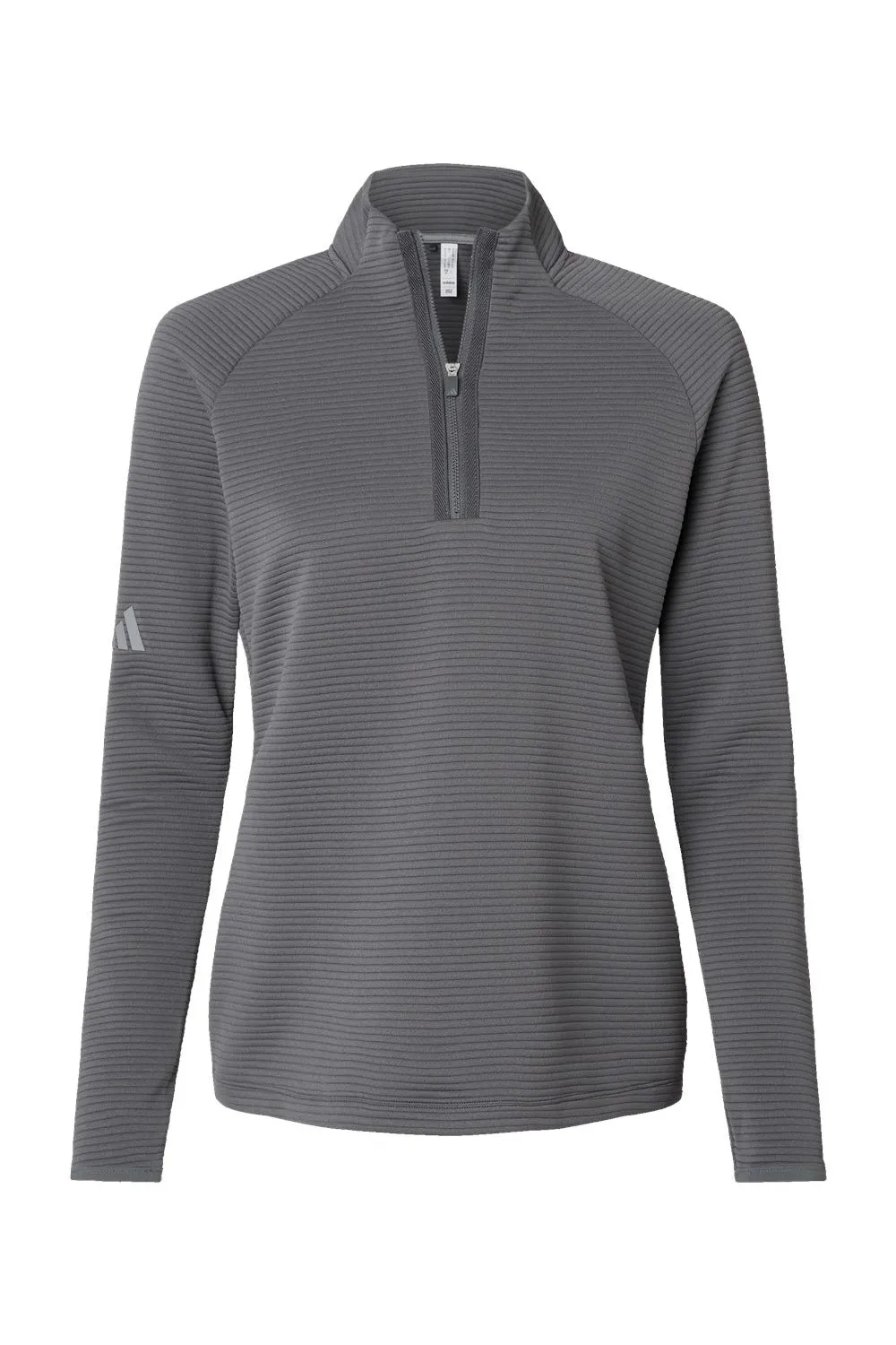 Adidas Damen Spacer 1/4-Zip Sweatshirt - Grau