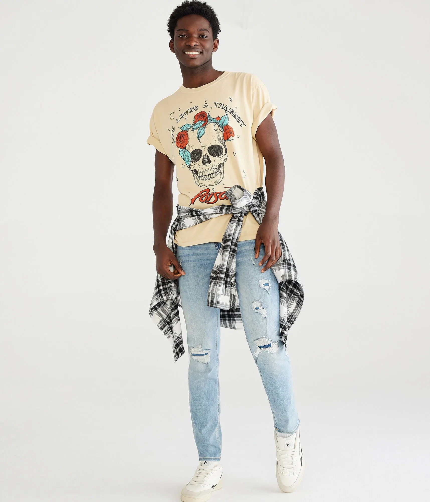 Aeropostale Herren Super Skinny Premium Max Stretch Jeans mit Coolmax-Technologie