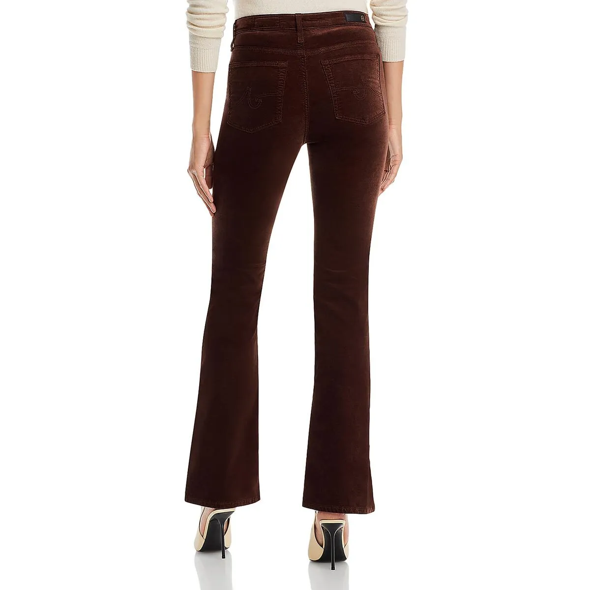 AG Adriano Goldschmied Damen Farrah Velvet High Rise Bootcut Jeans