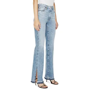 AG Adriano Goldschmied Damen High Waist Hellwaschende Schlagjeans