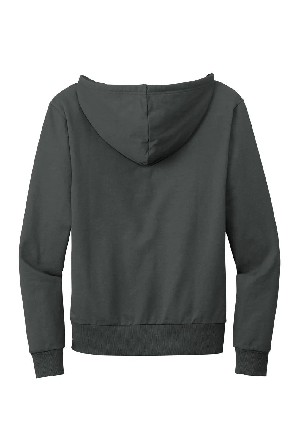 Allmade Herren Bio-French-Terry Full-Zip Kapuzenpullover mit Taschen - Geländegrau