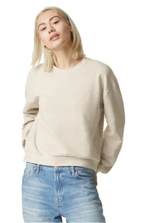 American Apparel Herren ReFlex Fleece Crewneck Sweatshirt - Knochenfarbe