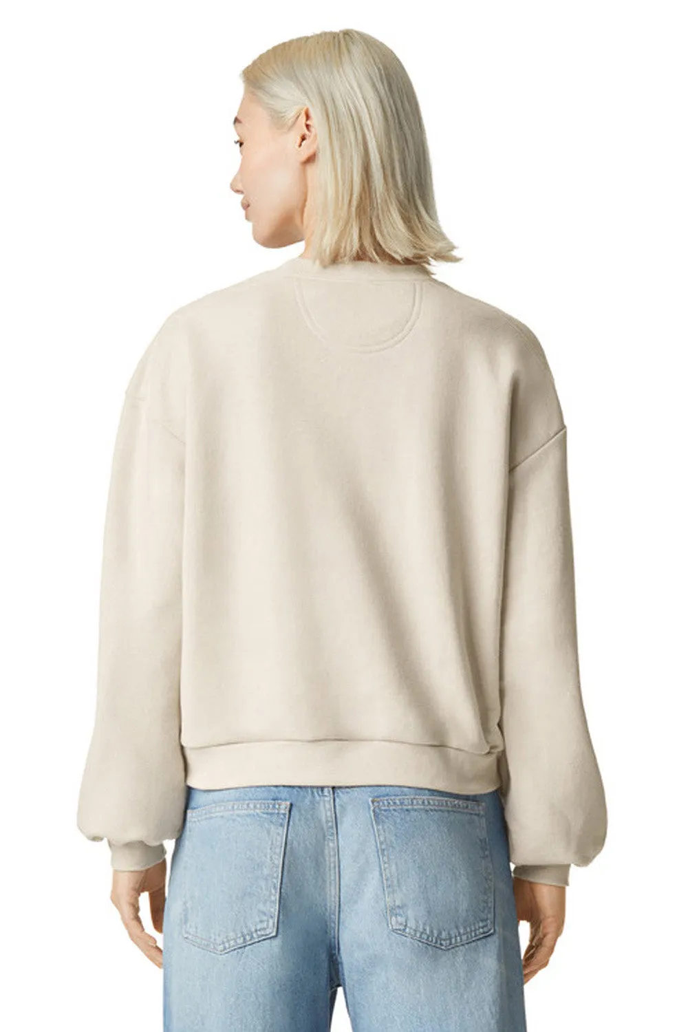 American Apparel Herren ReFlex Fleece Crewneck Sweatshirt - Knochenfarbe