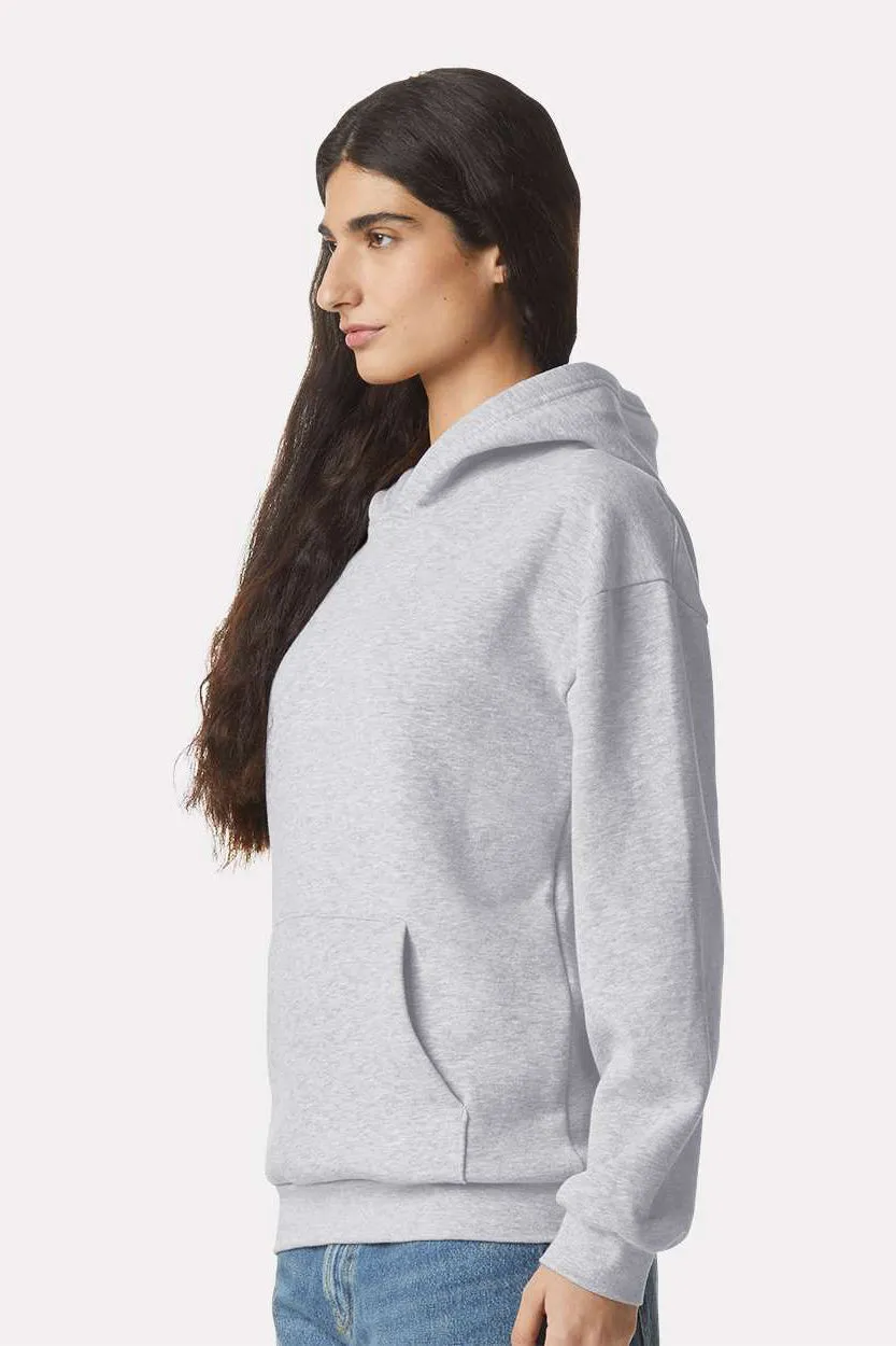 American Apparel Herren ReFlex Fleece Kapuzenpullover mit Kangaroo-Tasche - Heather Grey