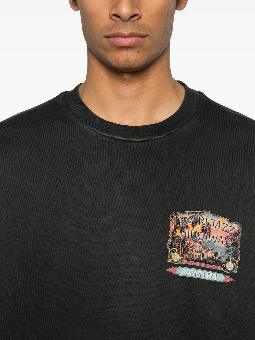 AMIRI - Herren Jazz Hideaway T-Shirt Bekleidung_amiri