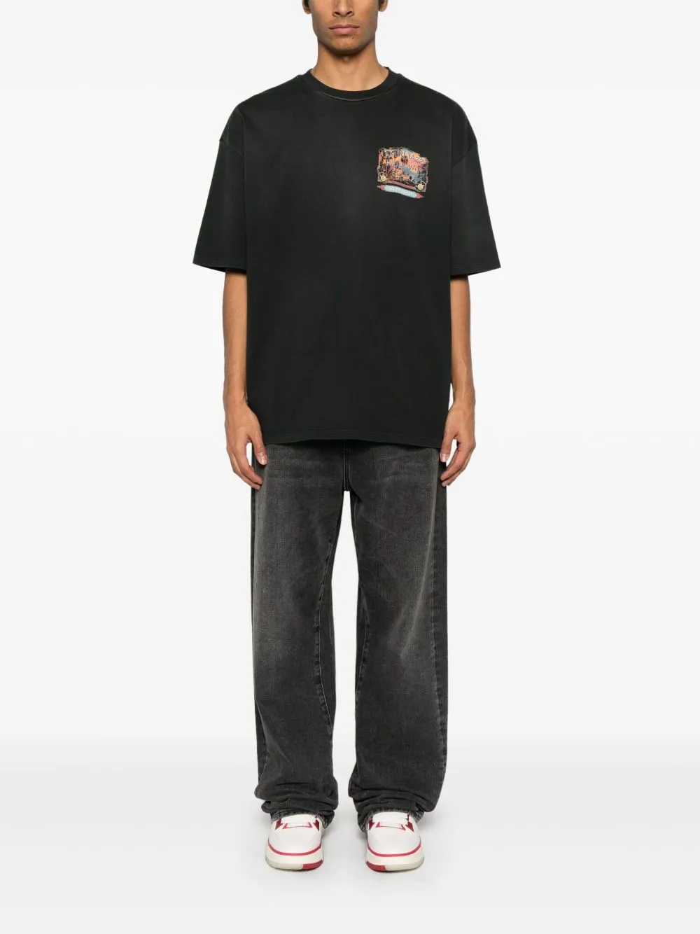 AMIRI - Herren Jazz Hideaway T-Shirt Bekleidung_amiri