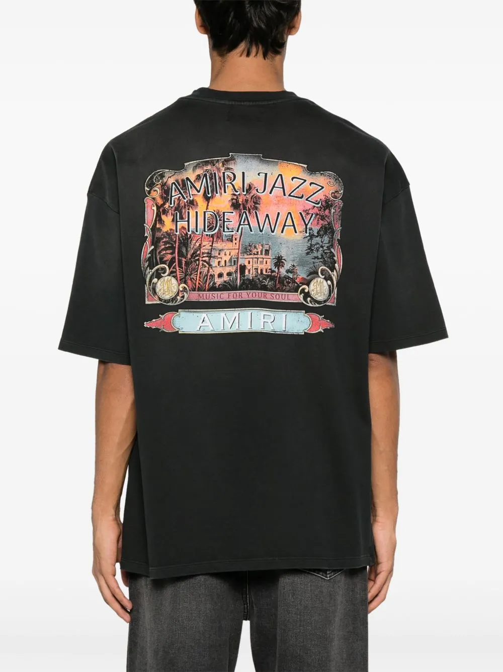 AMIRI - Herren Jazz Hideaway T-Shirt Bekleidung_amiri