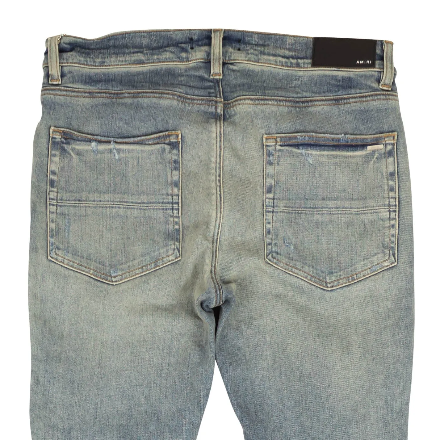 Amiri Mx2 Samt-Pj-Jeans - Lehm-Indigo