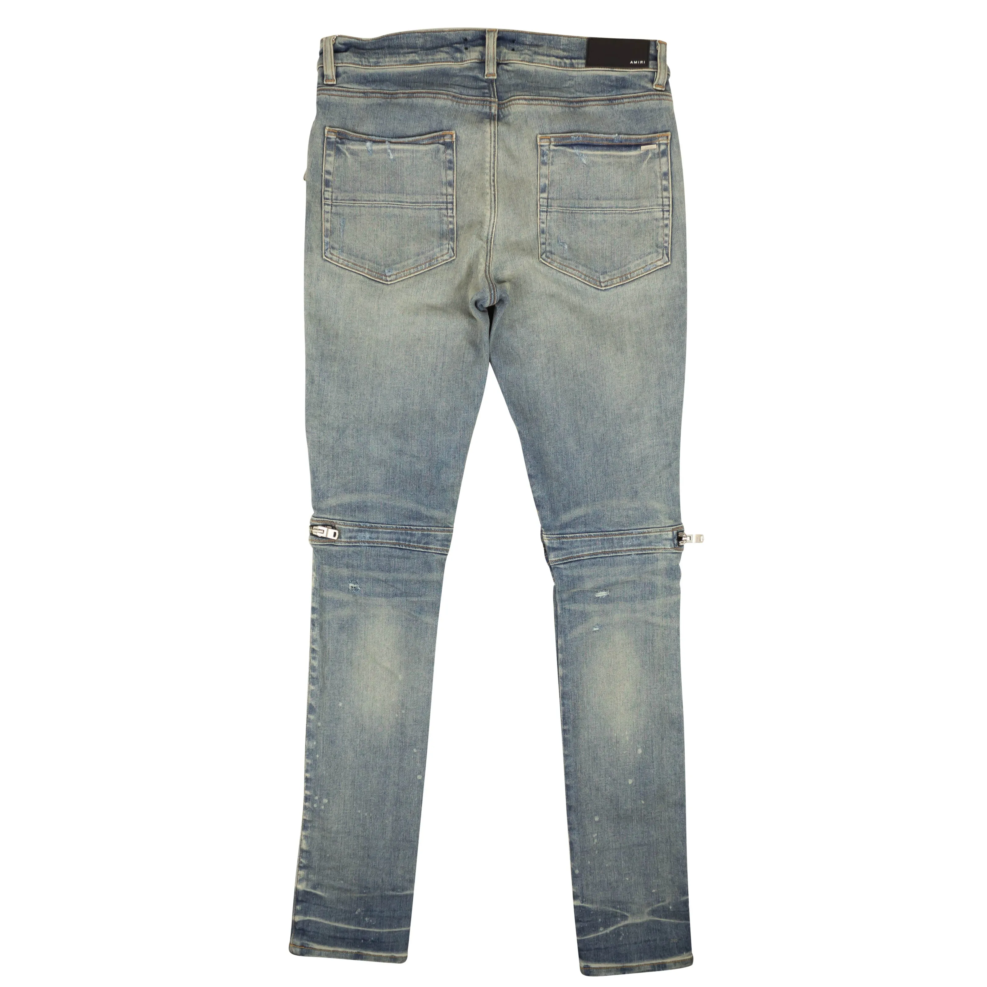 Amiri Mx2 Samt-Pj-Jeans - Lehm-Indigo