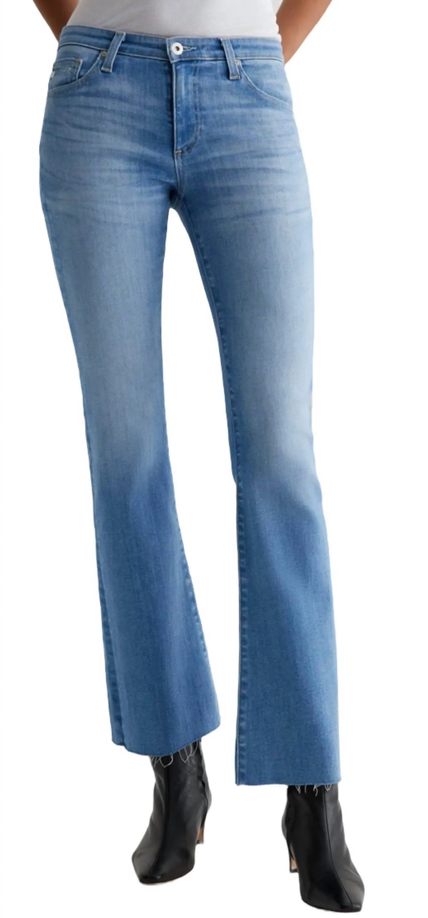 Angel Low-Rise Bootcut Jeans