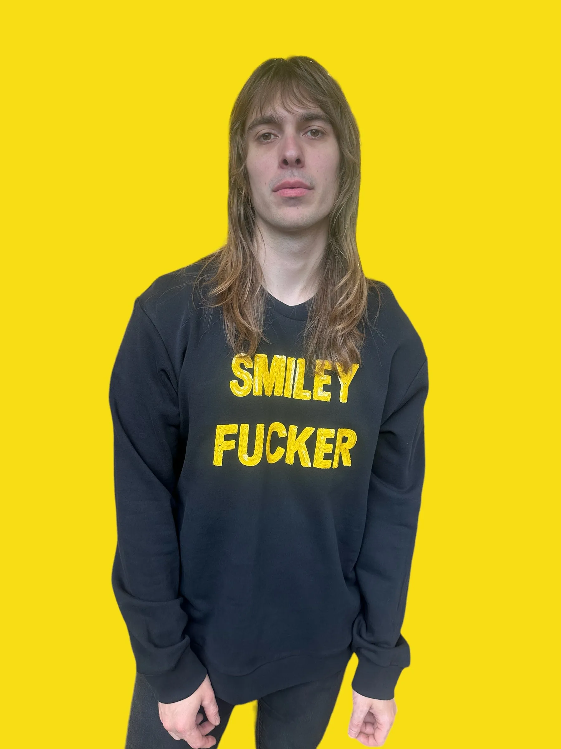 Any Old Iron x Smiley Herren Smiley Fucker Sweatshirt