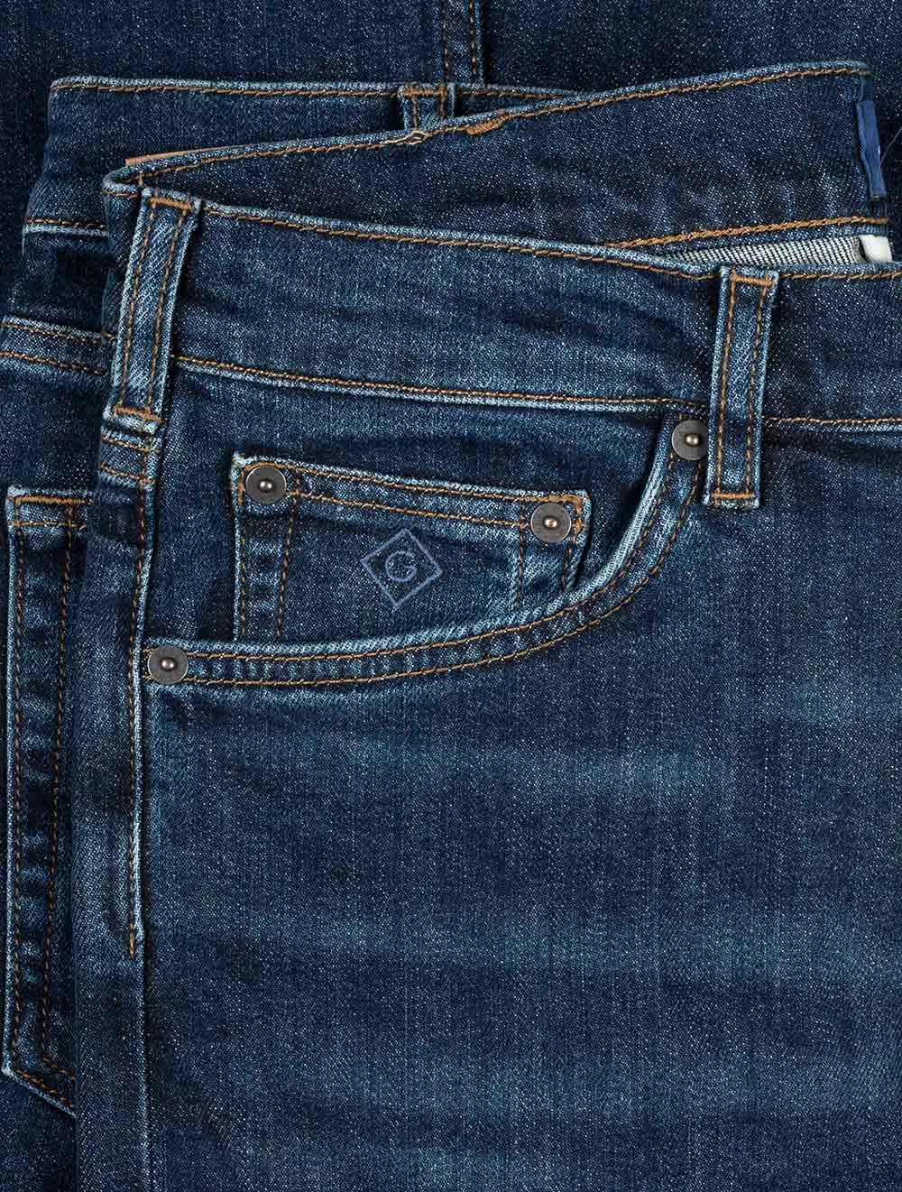 Arley Jeans Dunkelblau Vintage-Look
