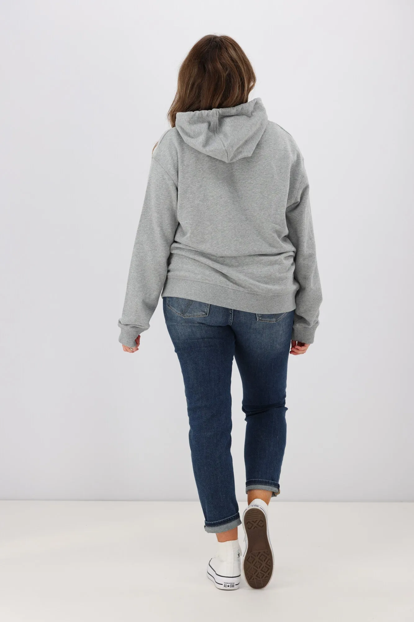 AS Colour Premium Kapuzenpullover Grau Melange