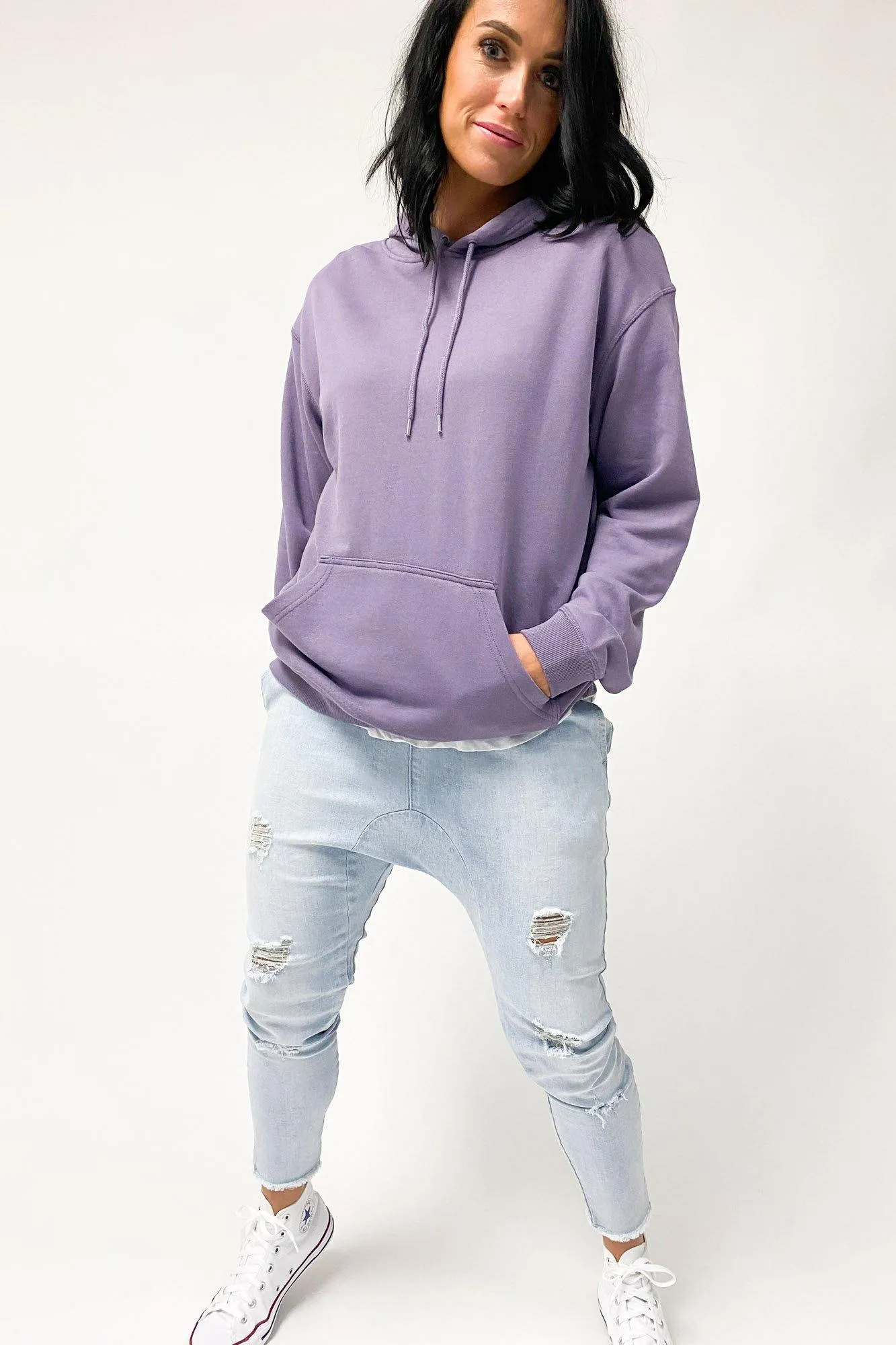 Als Colour Premium Kapuze Mauve