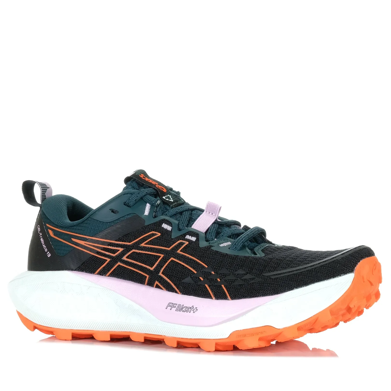 Asics Trabuco 13 Damen Schwarz/Nova Orange