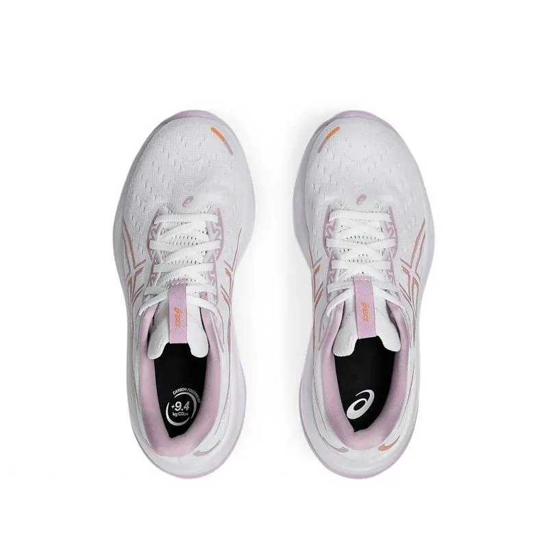 ASICS DAMEN GEL CUMULUS 26 WEIß/HELLES UBE SCHUHE