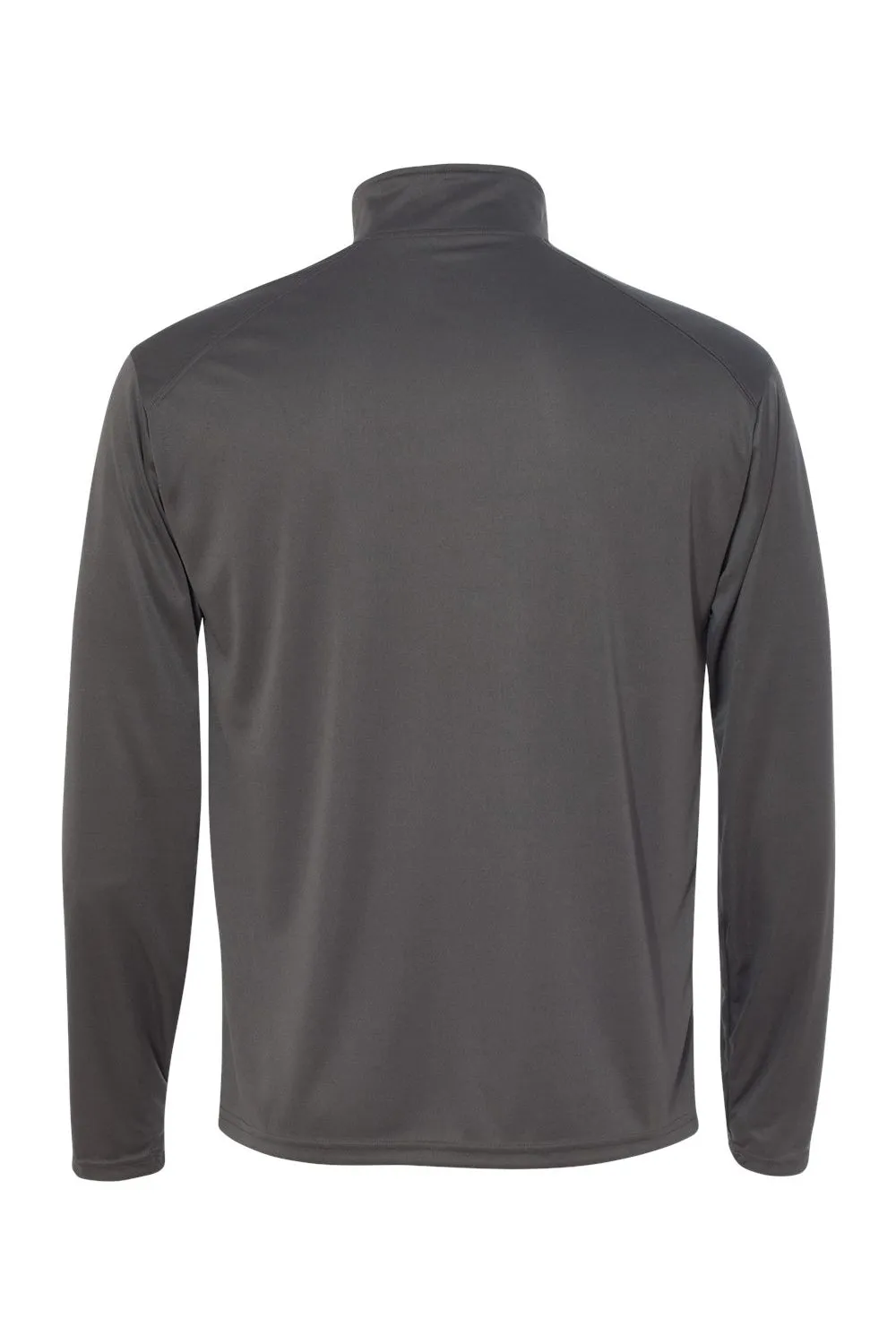 Badger Herren B-Core Feuchtigkeitstransportierendes 1/4-Zip Sweatshirt - Graugrau/Schwarz