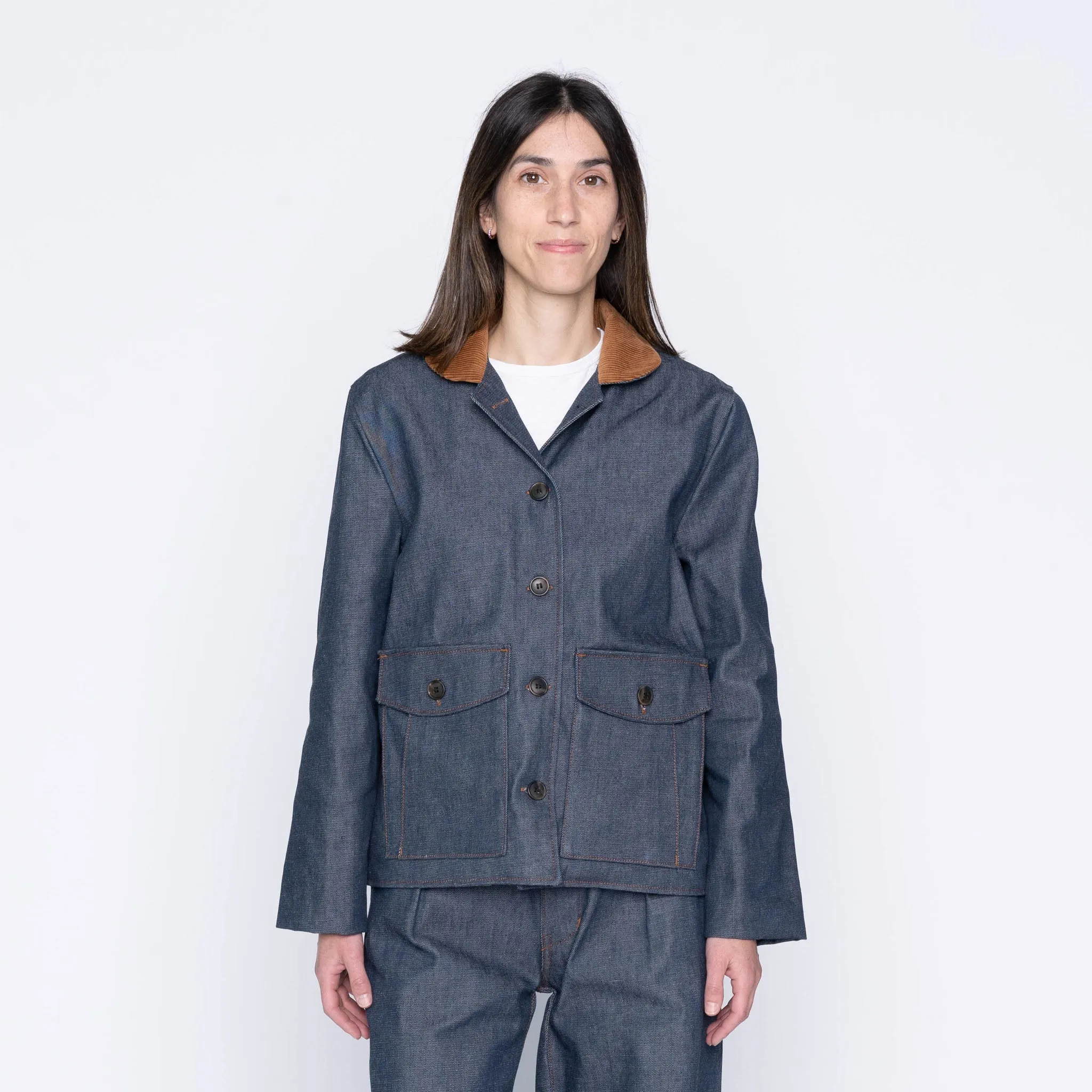 Balmoral Jacket - Natürliches Indigo Denim