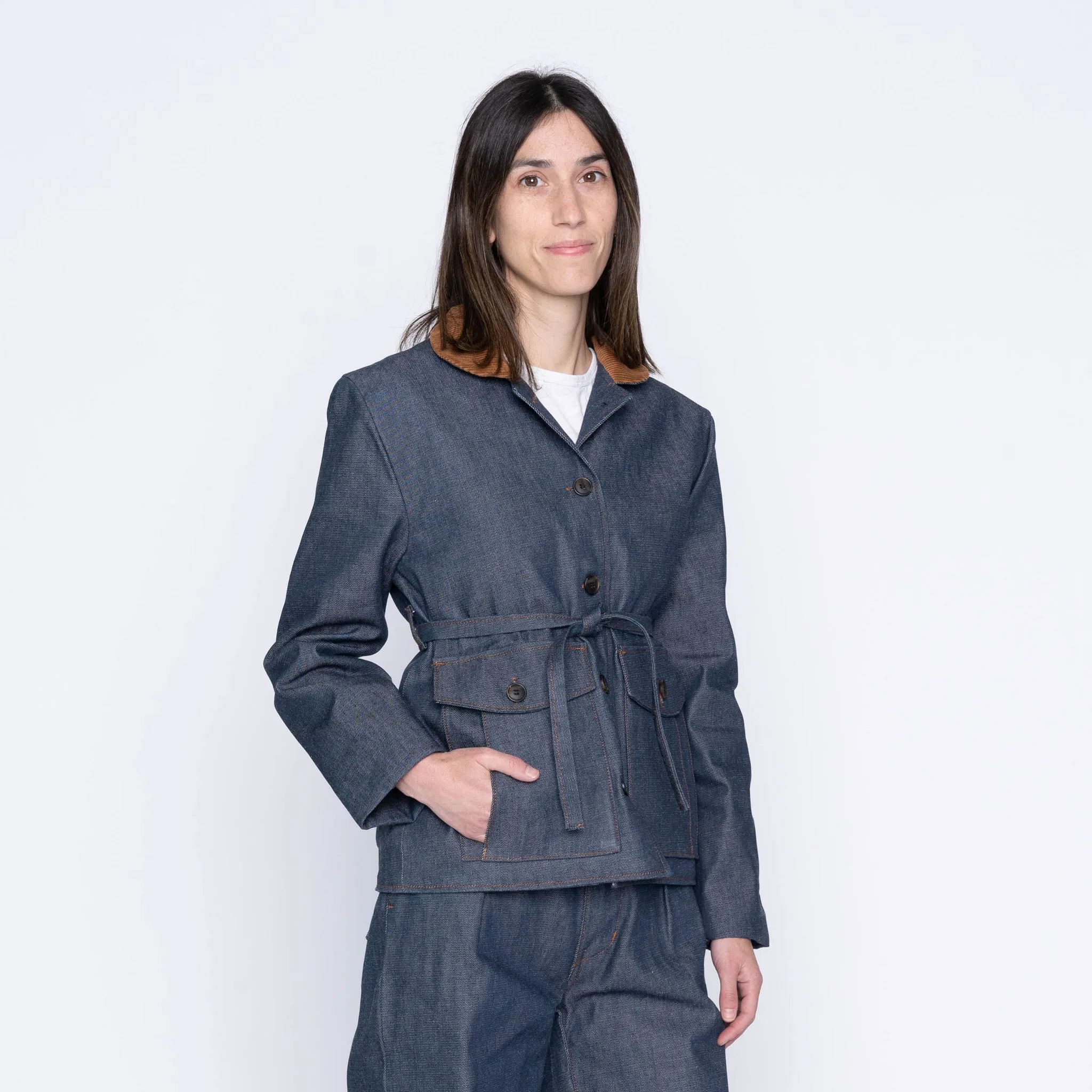 Balmoral Jacket - Natürliches Indigo Denim
