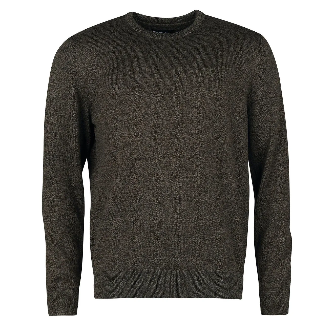 Barbour Firle Crew Pullover Olive Melange