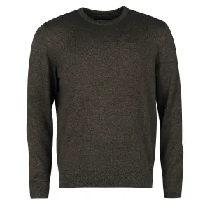 Barbour Firle Crew Pullover Olive Melange