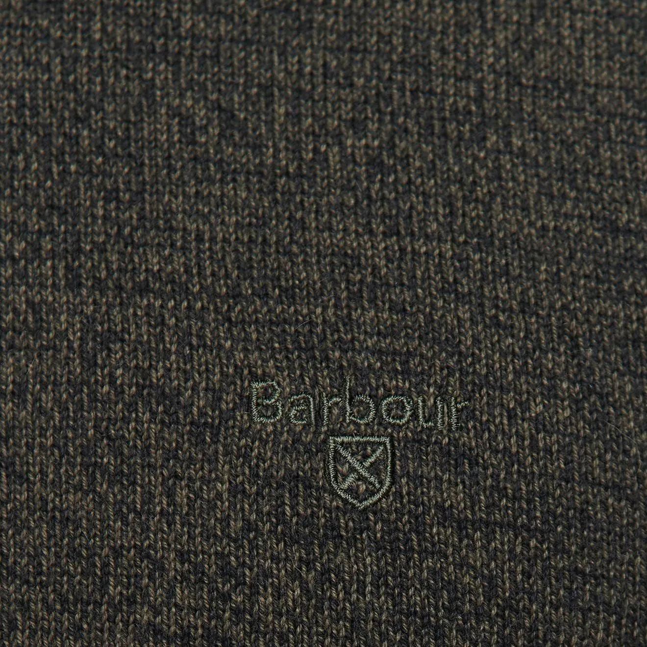 Barbour Firle Crew Pullover Olive Melange