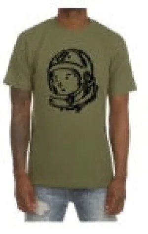 BB BRANDED HELMET SS T-SHIRT (OLIVGRÜN) Billionaire Boys Club Kleidung