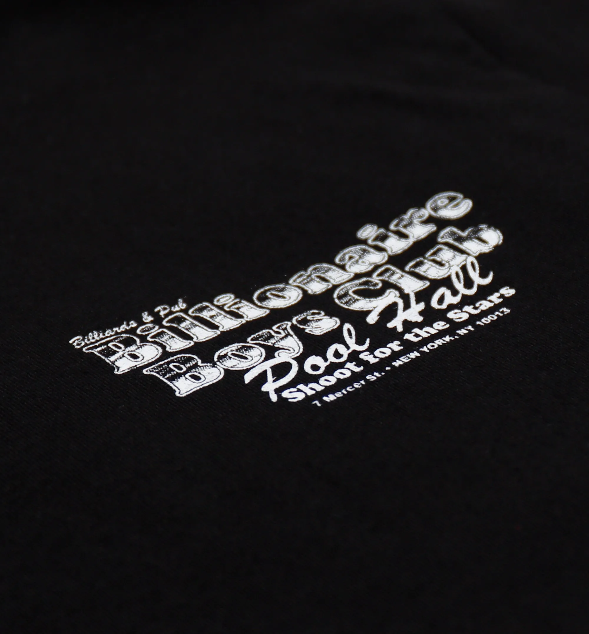 BB Pool Hall Kurzarm T-Shirt Herren - Schwarz