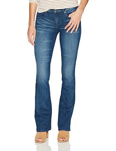 Becca Mid Rise Boot Cut Jeans, Indigo Cadence, 27