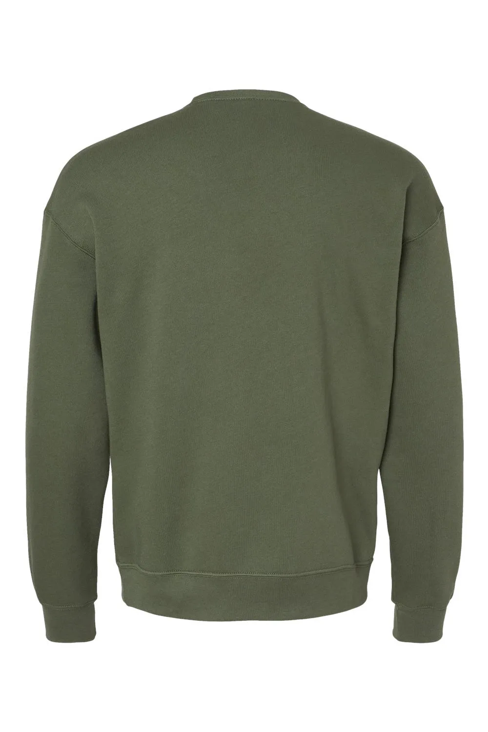 Bella   Canvas Herren Fleece Pullover - Militärgrün