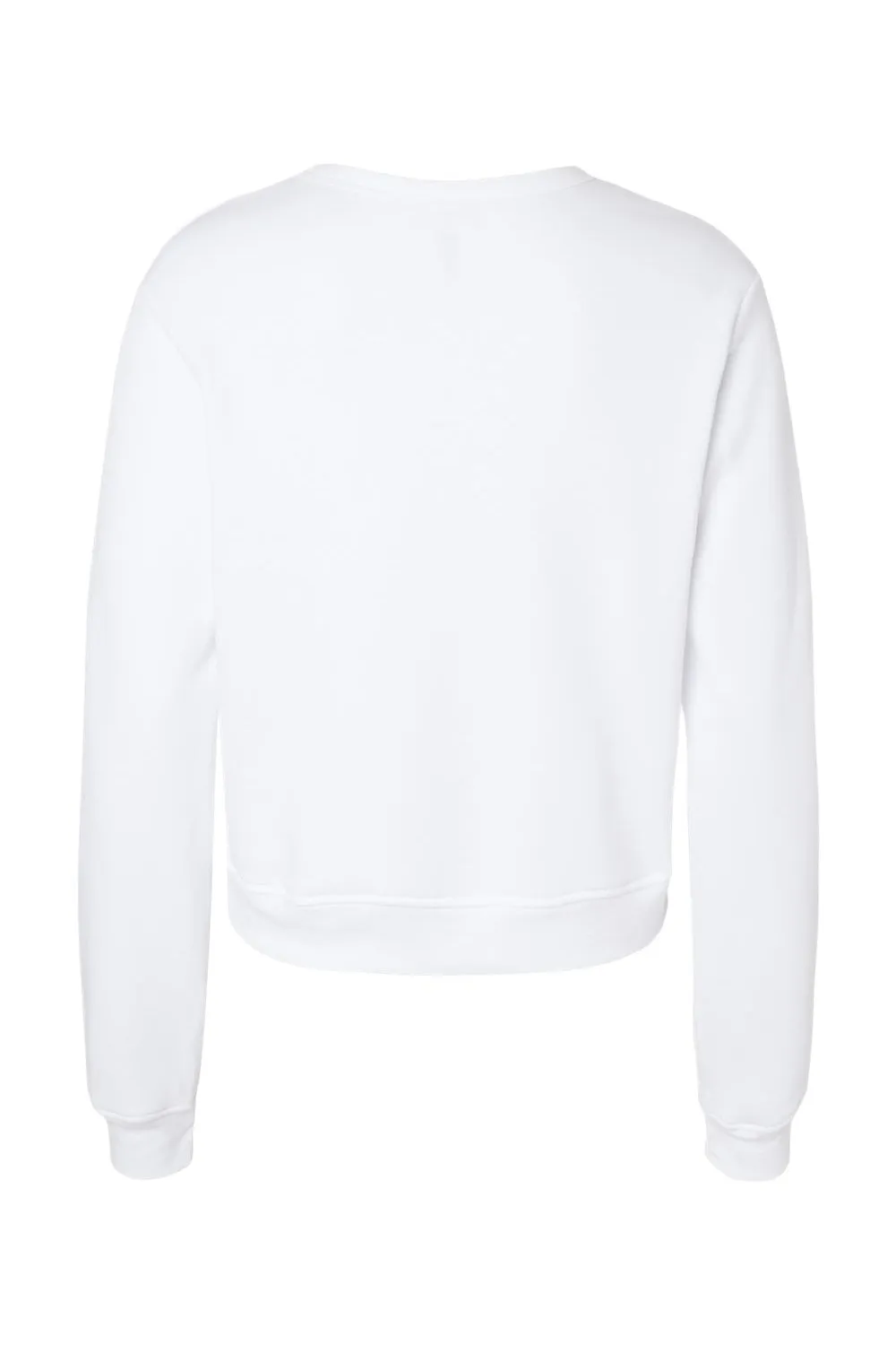 Bella   Canvas Damen Classic Crewneck Sweatshirt aus Sponge Fleece - Weiß