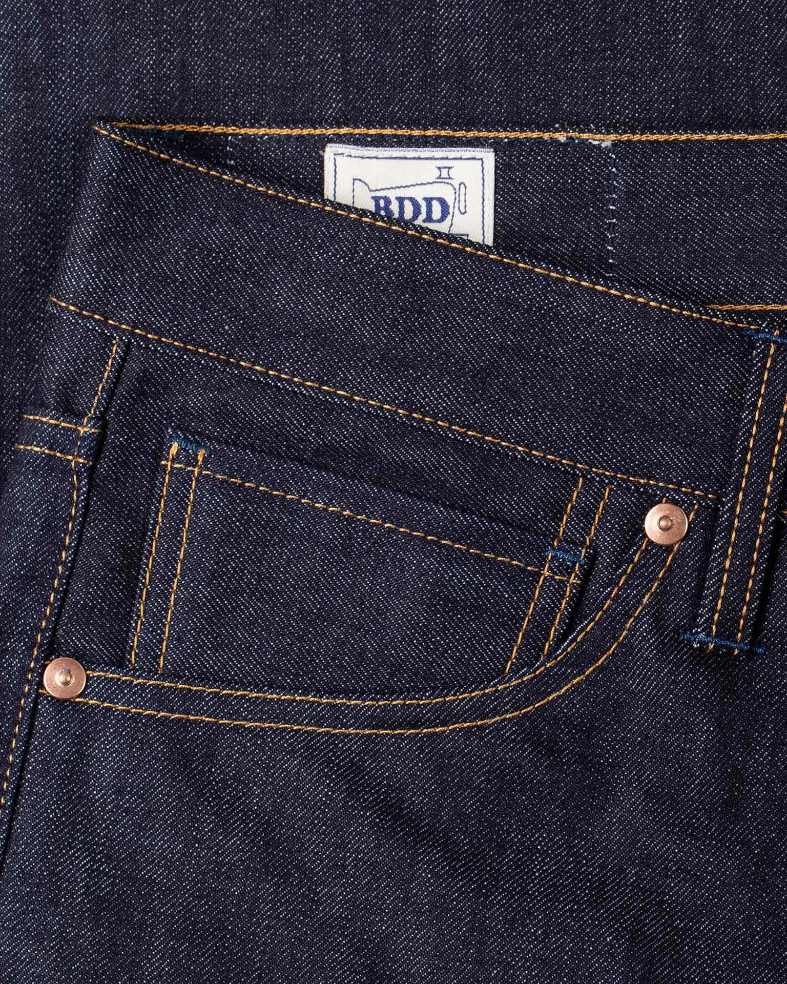 Benzak Denim Developers B-02 Regular Straight Mens Jeans - Special #2 15oz Vintage Indigo Selvedge