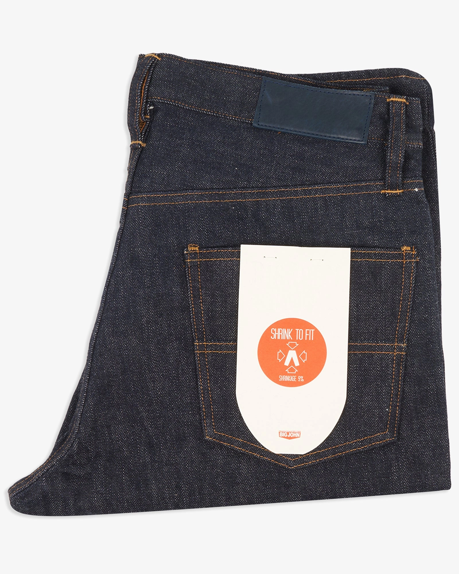 Big John RARE R008 Gerade Passform Herrenjeans - 15,5oz Unsanforized Selvedge Denim