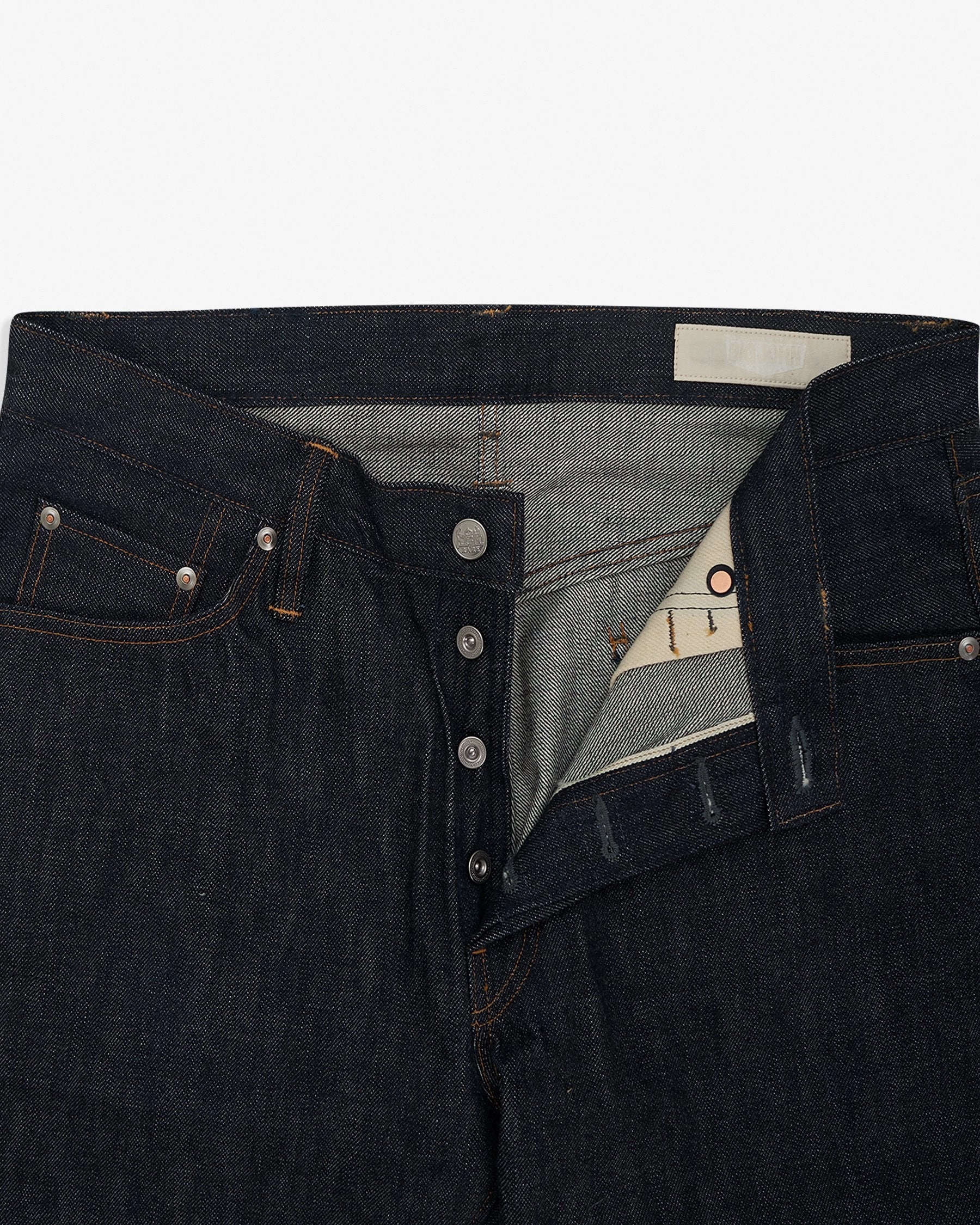 Big John RARE R008 Gerade Passform Herrenjeans - 15,5oz Unsanforized Selvedge Denim