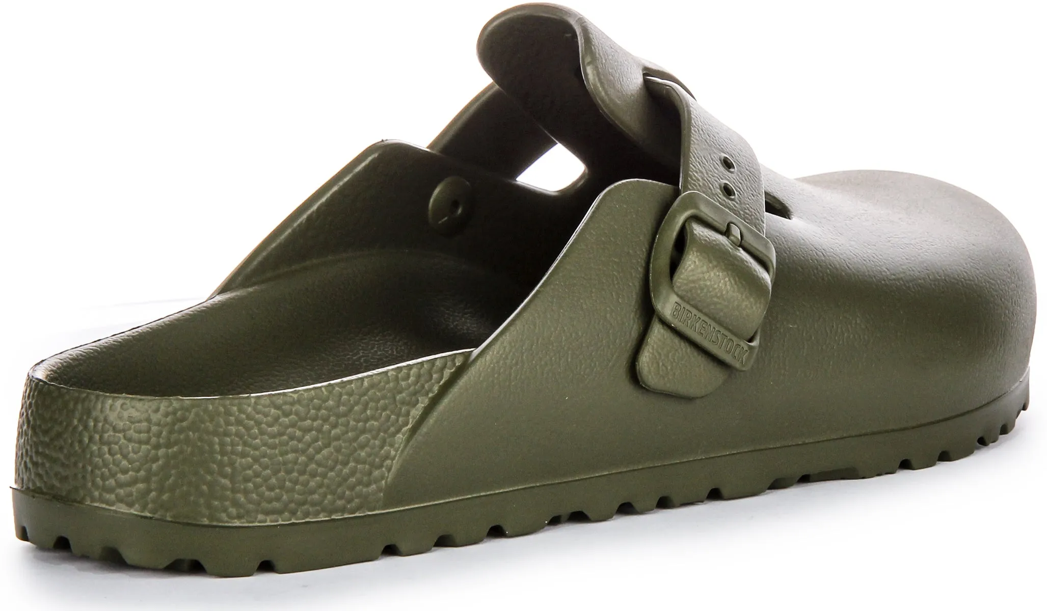 Birkenstock Boston Eva In Khaki | Schmal geschnittene Schuhe Birkenstock