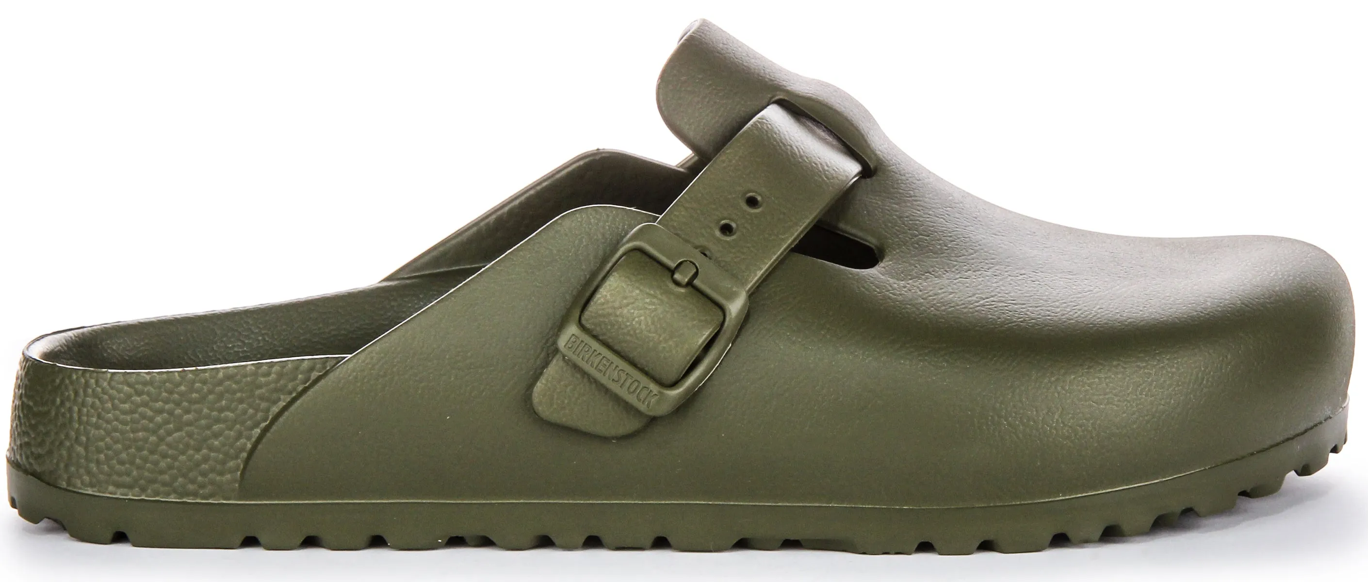Birkenstock Boston Eva In Khaki | Schmal geschnittene Schuhe Birkenstock
