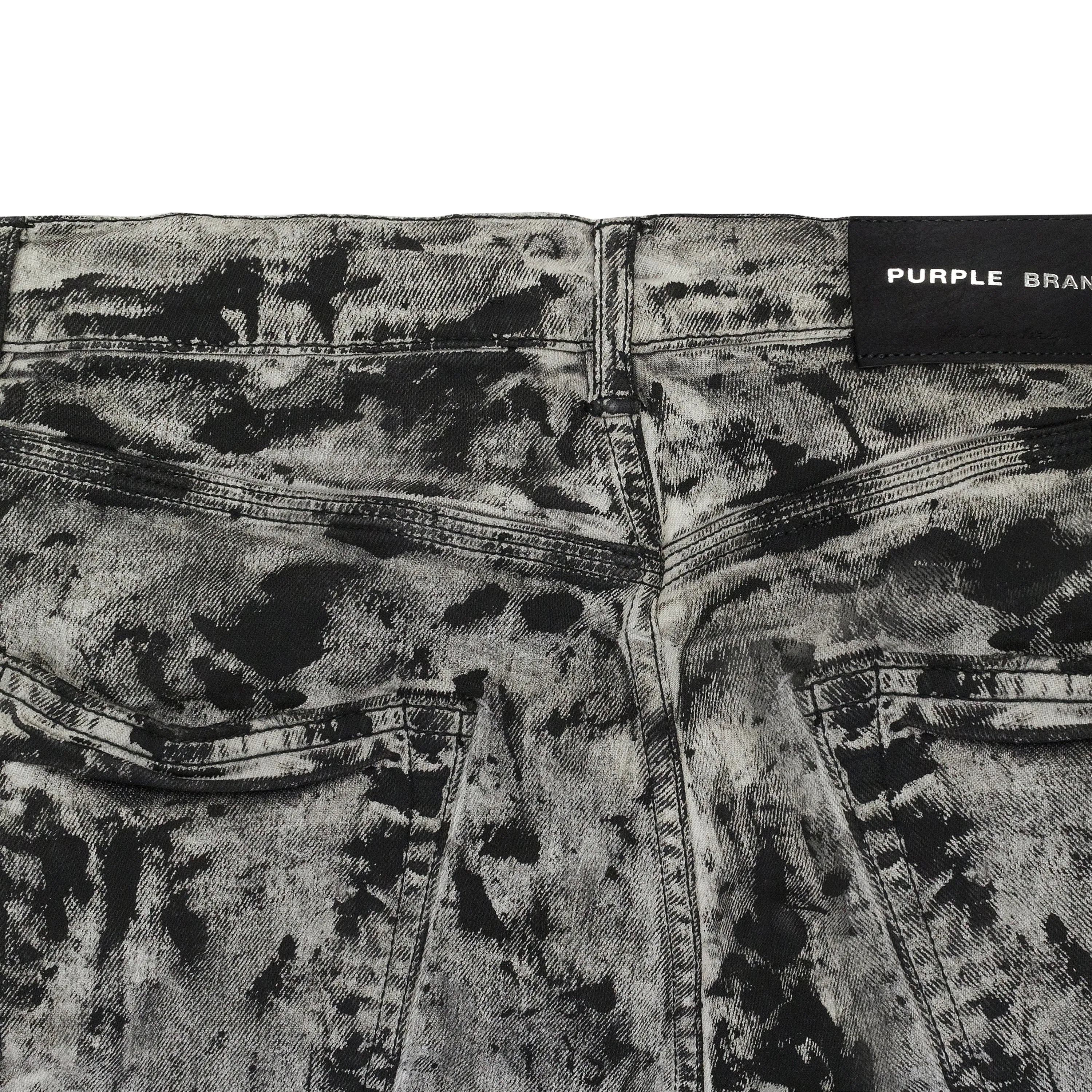 BLEACH DIPPED PAINT Schwarze SKINNY JEANS
