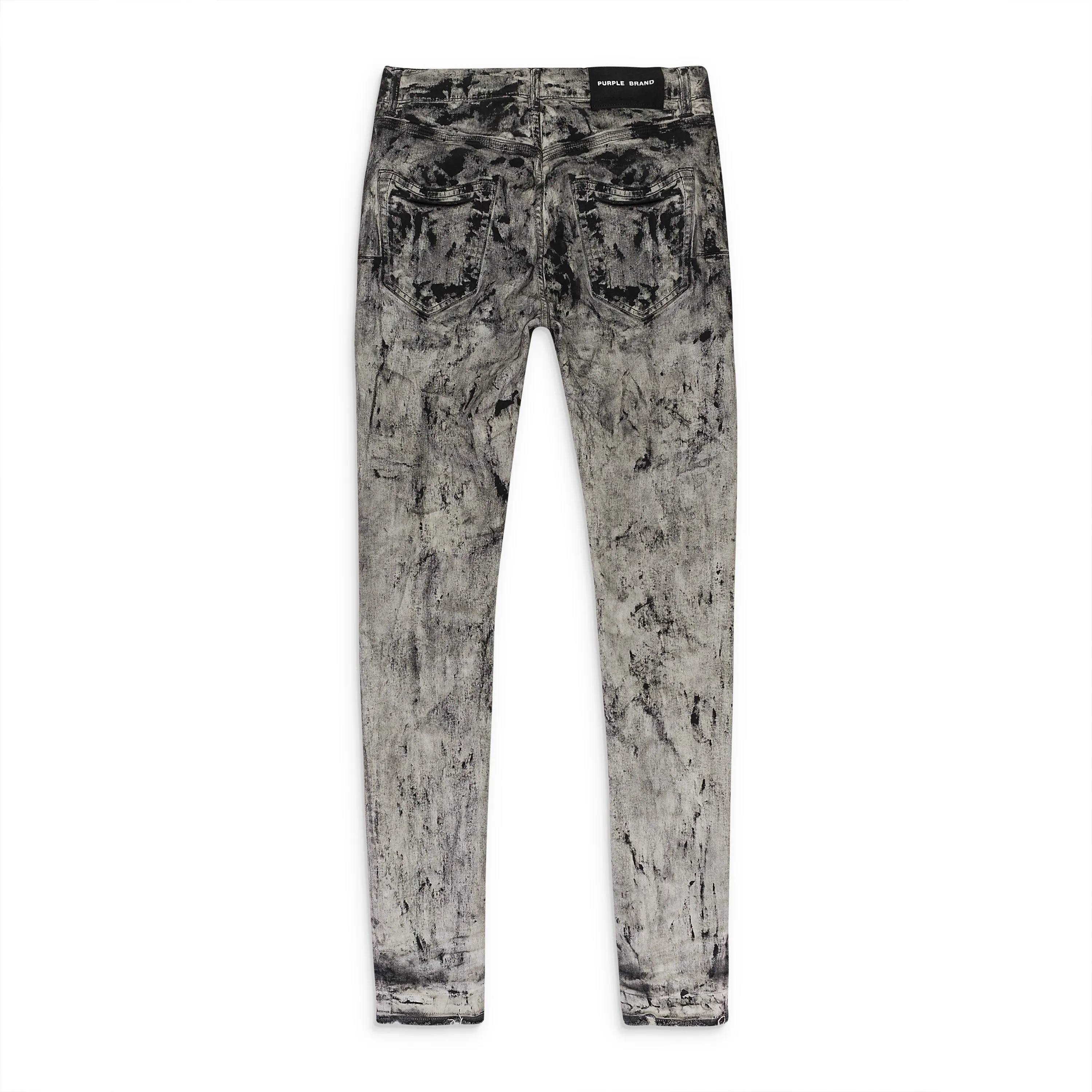 BLEACH DIPPED PAINT Schwarze SKINNY JEANS