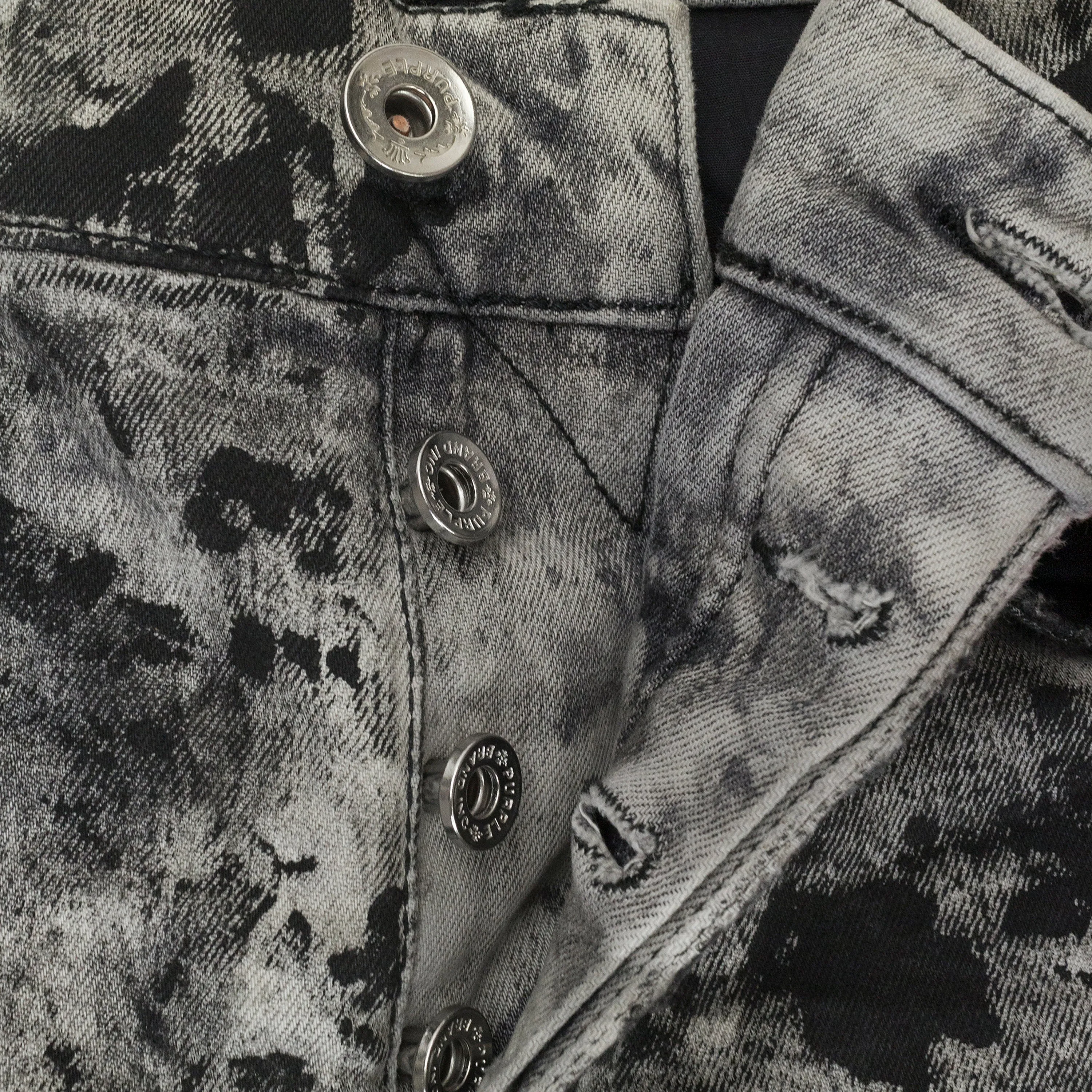 BLEACH DIPPED PAINT Schwarze SKINNY JEANS