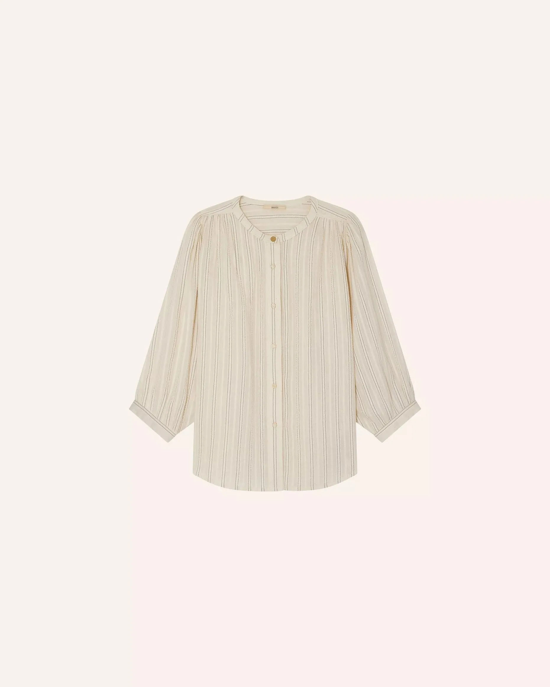 Bluse A View Sandcreme