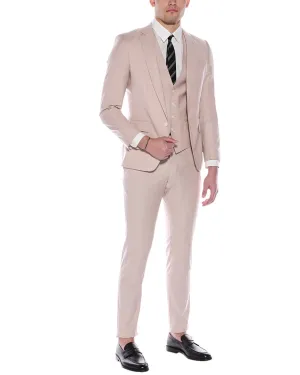 BOSS Hugo Boss 2-teiliger Slim Fit Anzug aus Wollmischgewebe