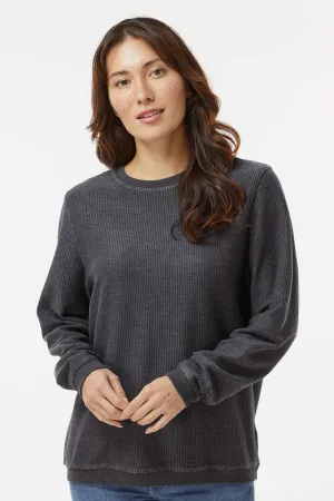 Boxercraft Mens Corduroy Crewneck Sweatshirt - Black