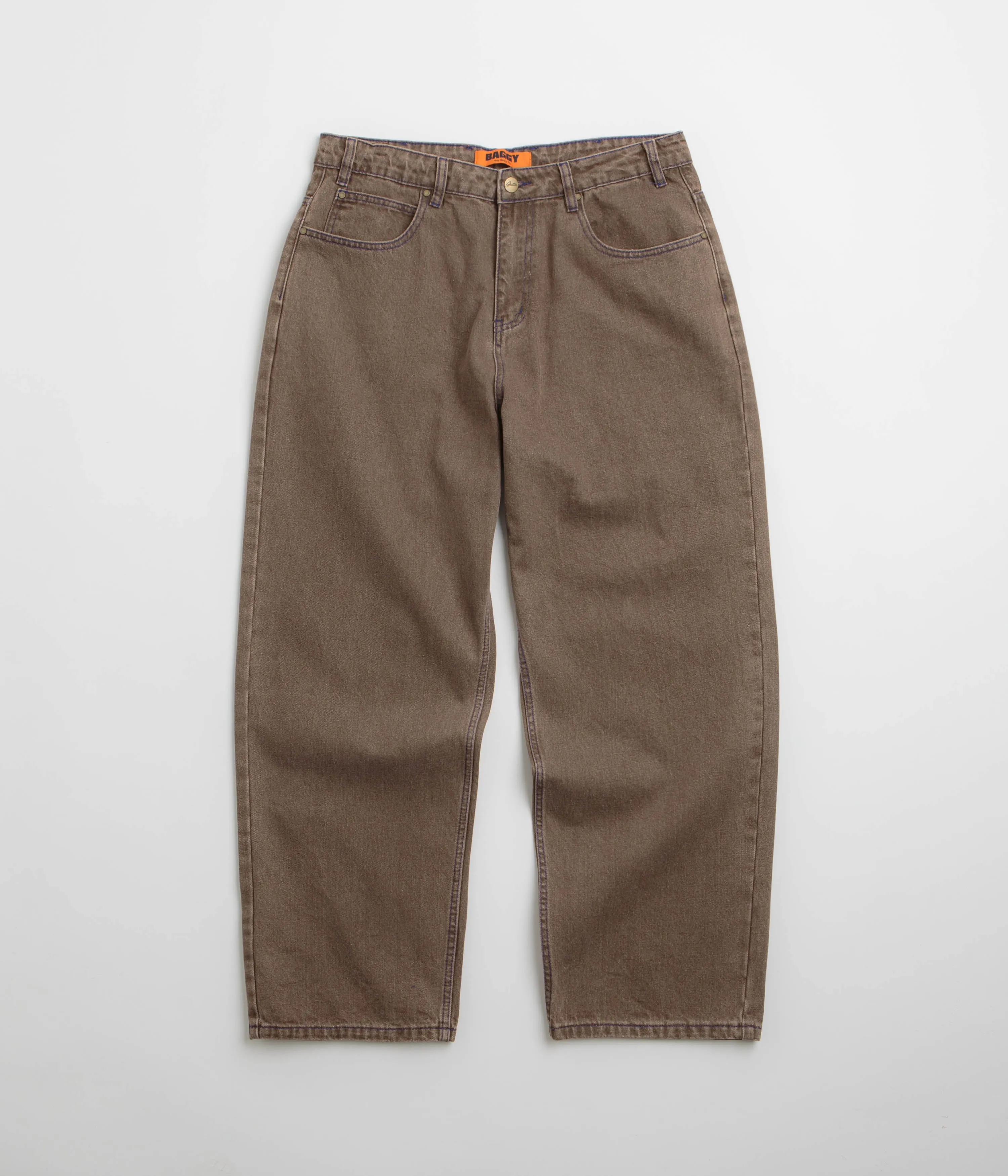 Butter Goods Verzerrte Jeans - Gewaschene Braune Butter Goods